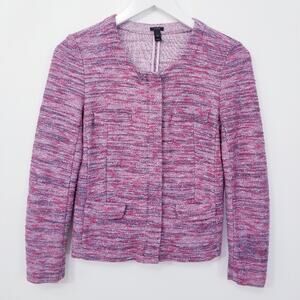 J. Crew Micro-Tweed Poppy Jacket